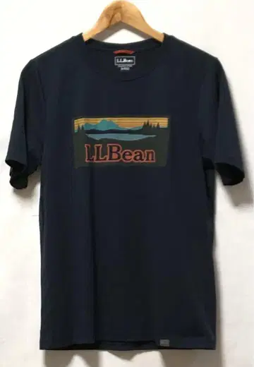 L.L.Bean 엘엘빈 네이비 컬러 티셔츠 철판 로고