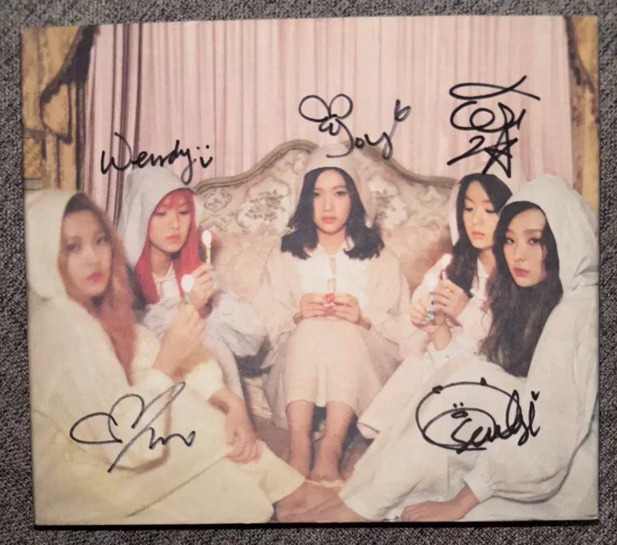 Red Velvet 7/7 Autographed Sign Album Poca X