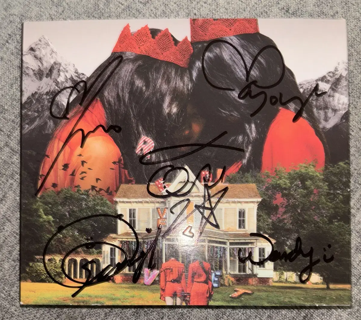 Red Velvet Peek-A-Boo Autographed Sign Album Poca X