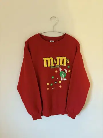 미국 90년대 러셀 "m&m's" 프린트 스웨트셔츠