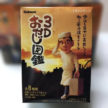 카바야 3D 아저씨 도감 미개봉 10개 세트