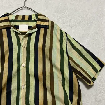 Capri Made in Italy 셔츠 멀티 스트라이프 오픈 카라