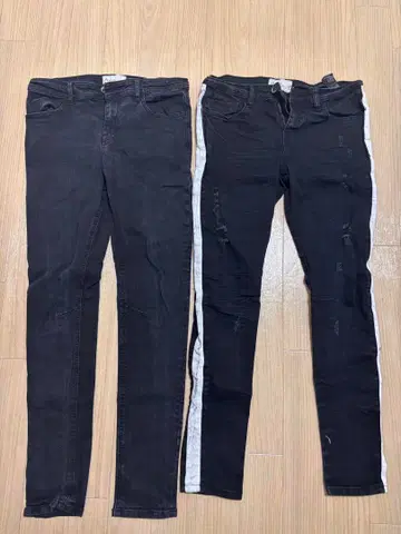 avid jeans 스키니 팬츠 L 사이즈 2종 묶음 판매