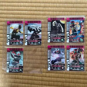 가면라이더 + 고카이저 2장 트레이딩 카드 총 21장