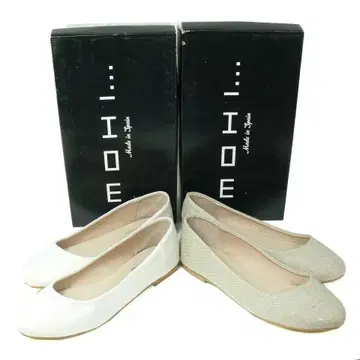 2켤레 세트 MOHI 모히 발레 슈즈 23.5cm EU37 R/GD/W