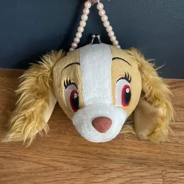 디즈니 강아지 이야기 레이디 가마구치 파우치 백 지갑 봉제 인형 가방