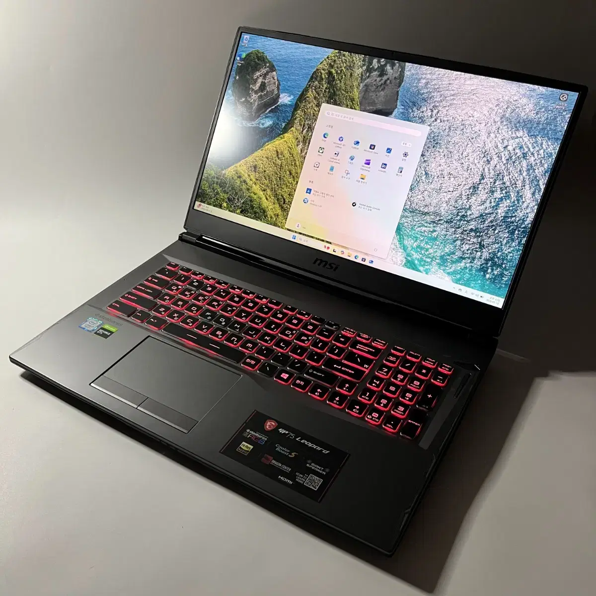 i7 17" Gaming SSD500 RAM16 GeForce Msi Laptop