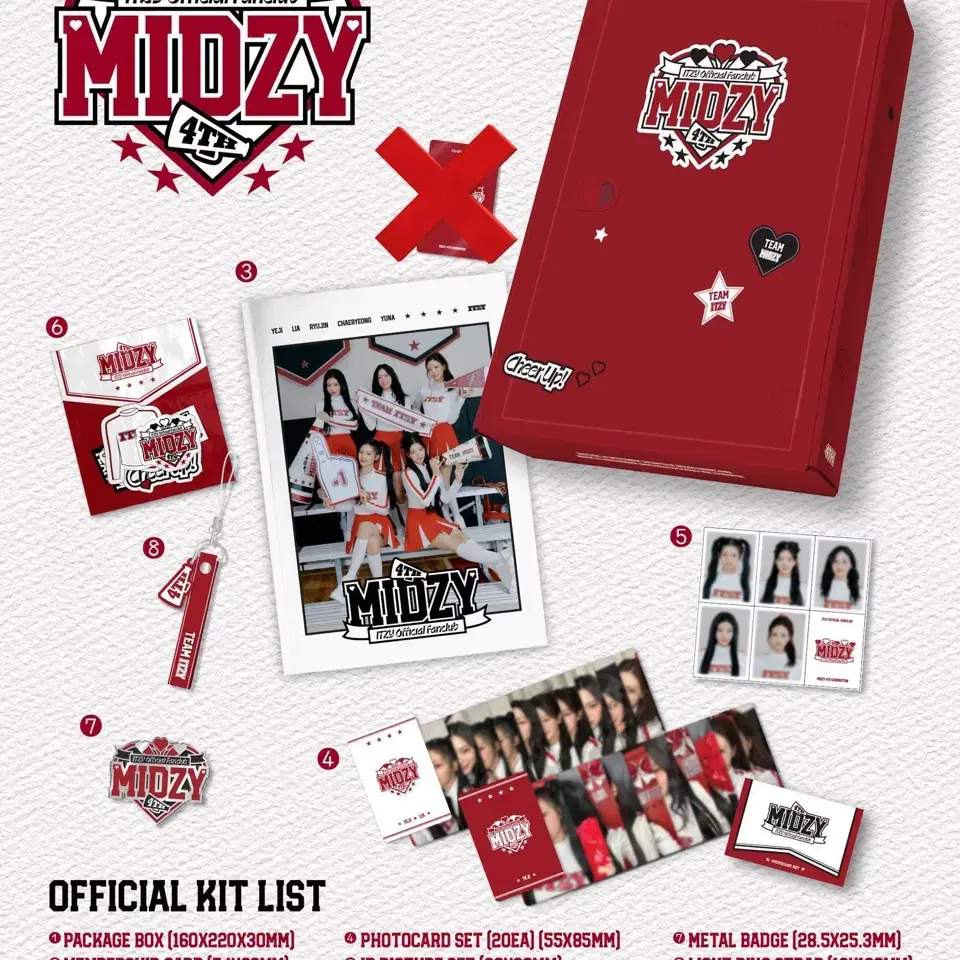 ITZY MIDZY 韓国 ファングラブ4期 入会特典 250203 ITZY OFFICIAL FANCLUB MIDZY 4TH GENERATION