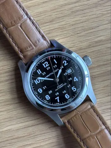 42mm 해밀턴 카키 H705450 자동 감기