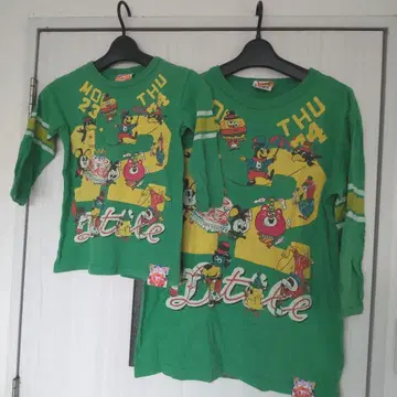 JAM 7부 티셔츠 170~180cm와 130cm 2장 세트