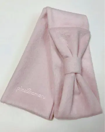 PINCUNOMARU 리본 머플러 페어리 핑크