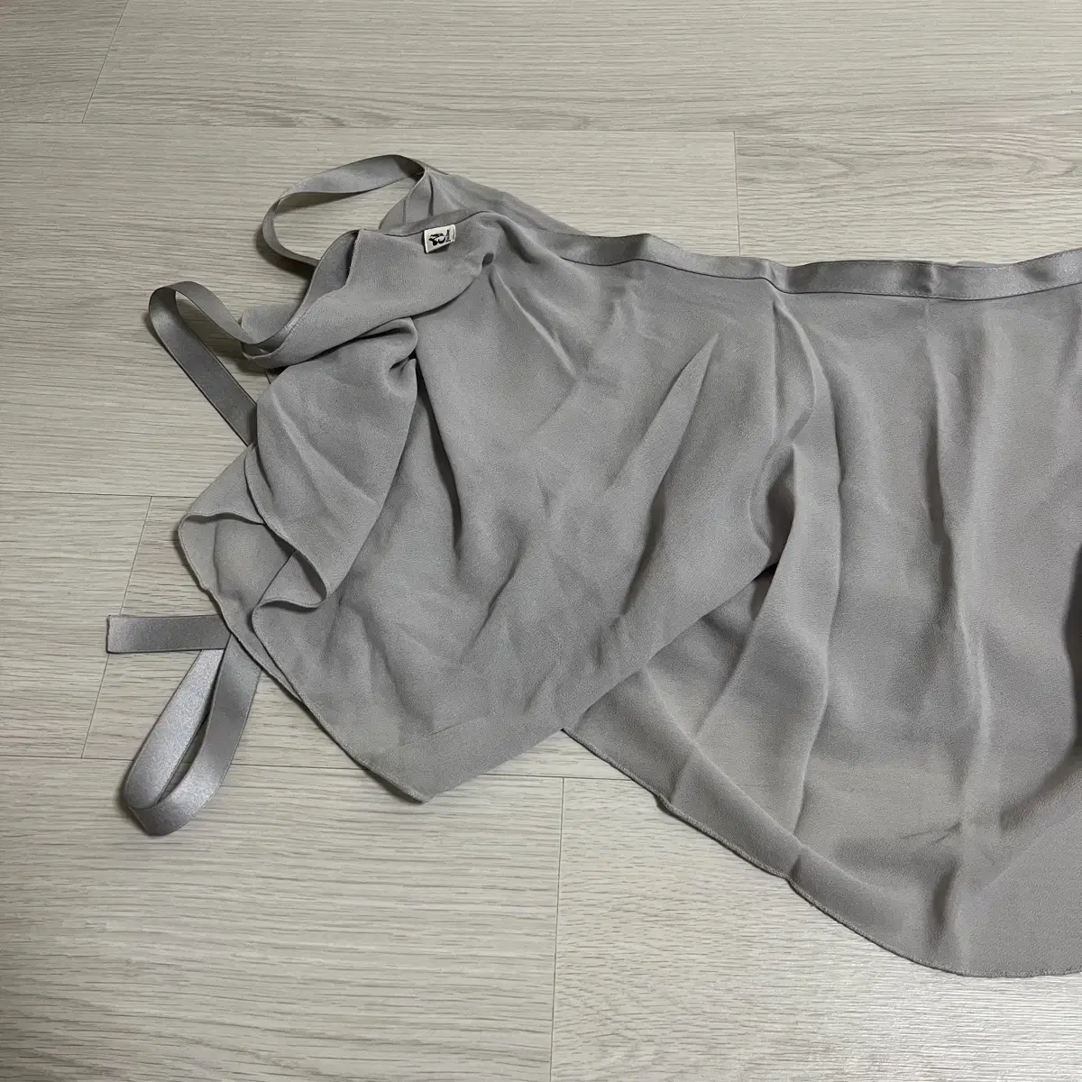 그랑바뜨망 발레 쉬폰 스커트 블루그레이