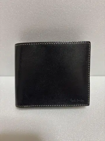 폴스미스 블랙 가죽 접이식 지갑