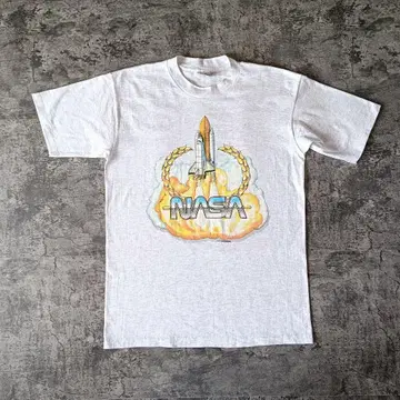 구제 의류 90s USA제 ONEITA "NASA" 스페이스 셔틀 티셔츠