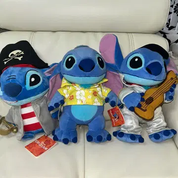 스티치 봉제 인형 세트 (파이리츠 알로하 엘비스)