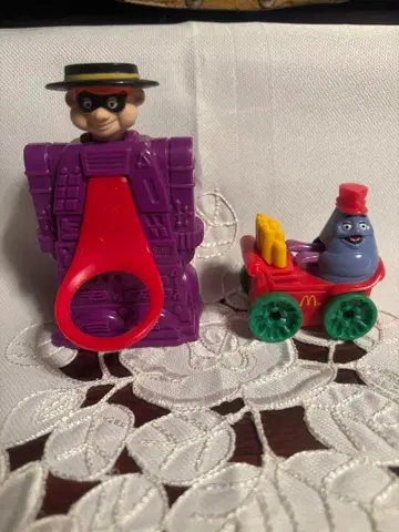 최종 가격 맥도날드 완구 레어 세트 그리머스 햄버글러 밀토이