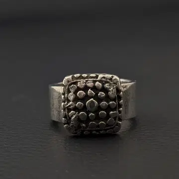 빈티지 실버 925 페블 반지 9호 11.5g