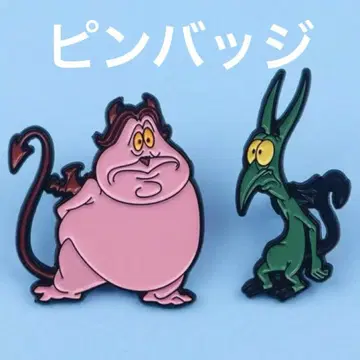 디즈니 헤라클레스 빌런즈 하데스 페인 패닉 핀 배지