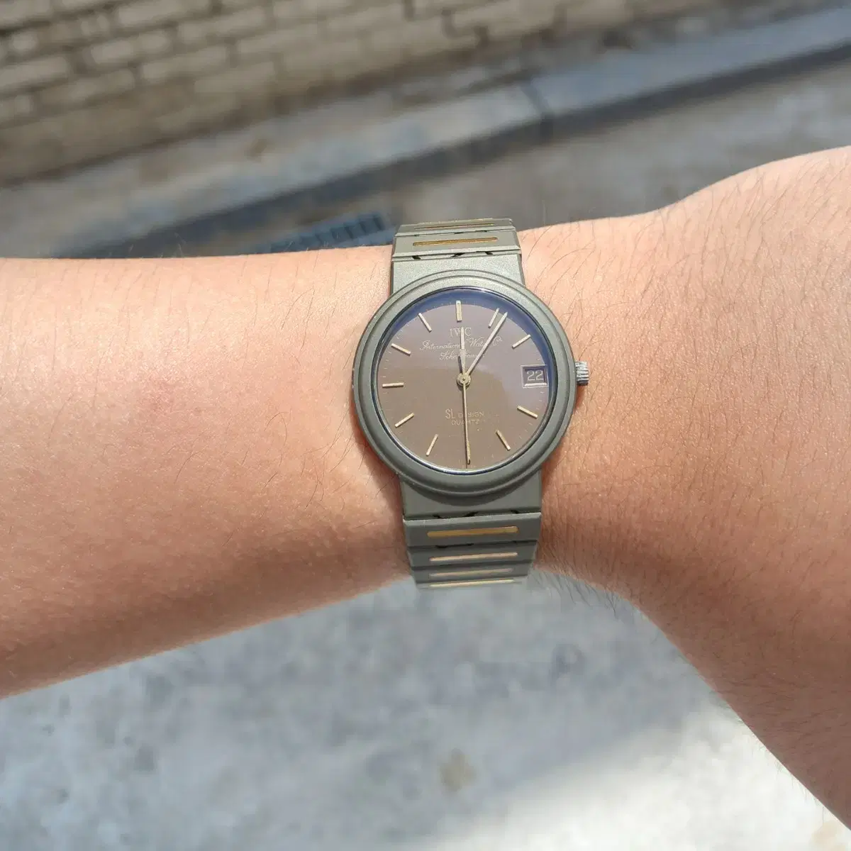 iwc sldesign쿼츠시계(ㅡ시계교신가능-95)