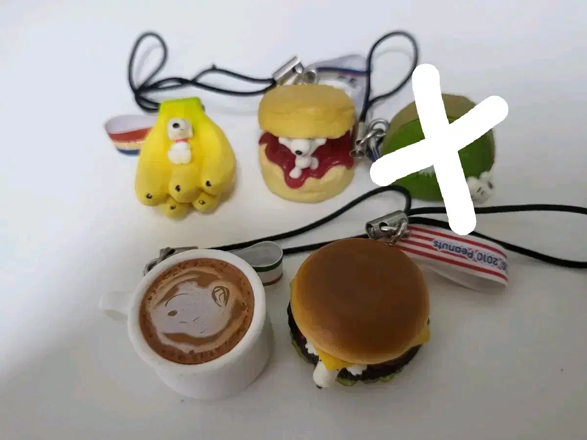 스누피 키링 세트 5개