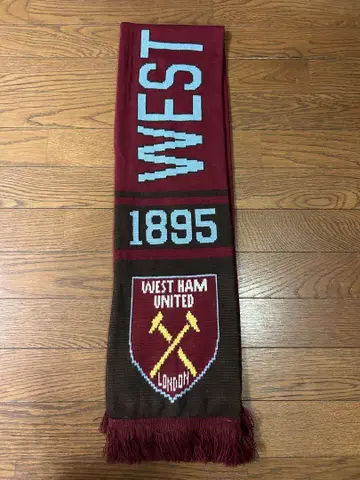 웨스트햄 축구 머플러 다나카 쉔 착용 West Ham United