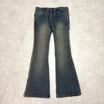 90's 빈티지 부츠 컷 청바지 데님 그런지