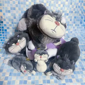 디즈니 스토어 루시퍼 봉제 인형 봉제 인형 키체인 5종 세트