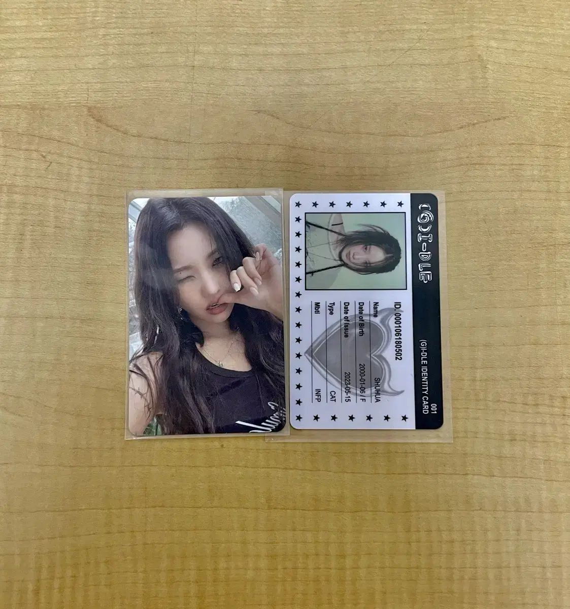 아이들 소연, 슈화 포토카드 판매
