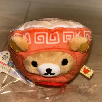 리락쿠마 라면 매달린 봉제 인형