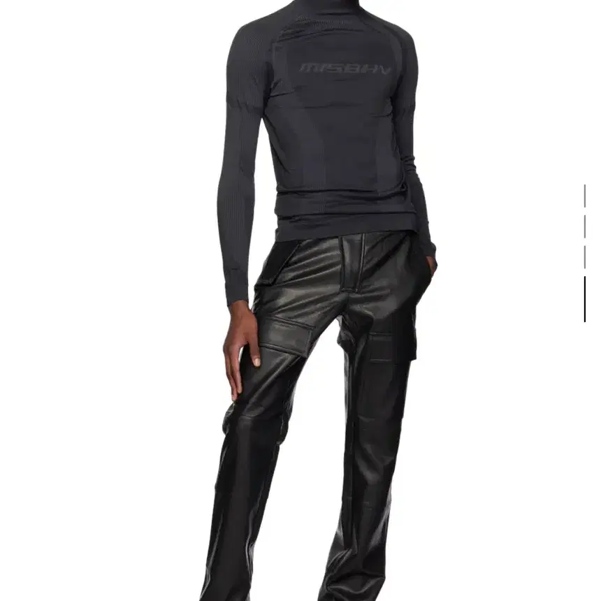 Misbhv>>>ストレートレッグ フェイクレザー トラウザーズ Shop Misbhv on Bunjang Global Site - No more Korean account!