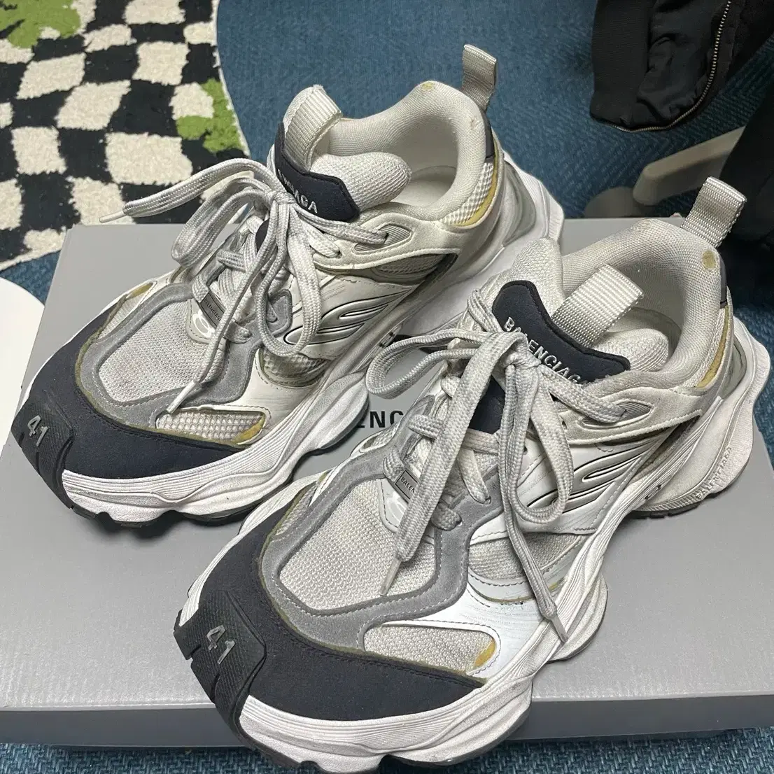 BALENCIAGA Cargo 41 ホワイト Balenciaga cargo sneaker カーゴ 38