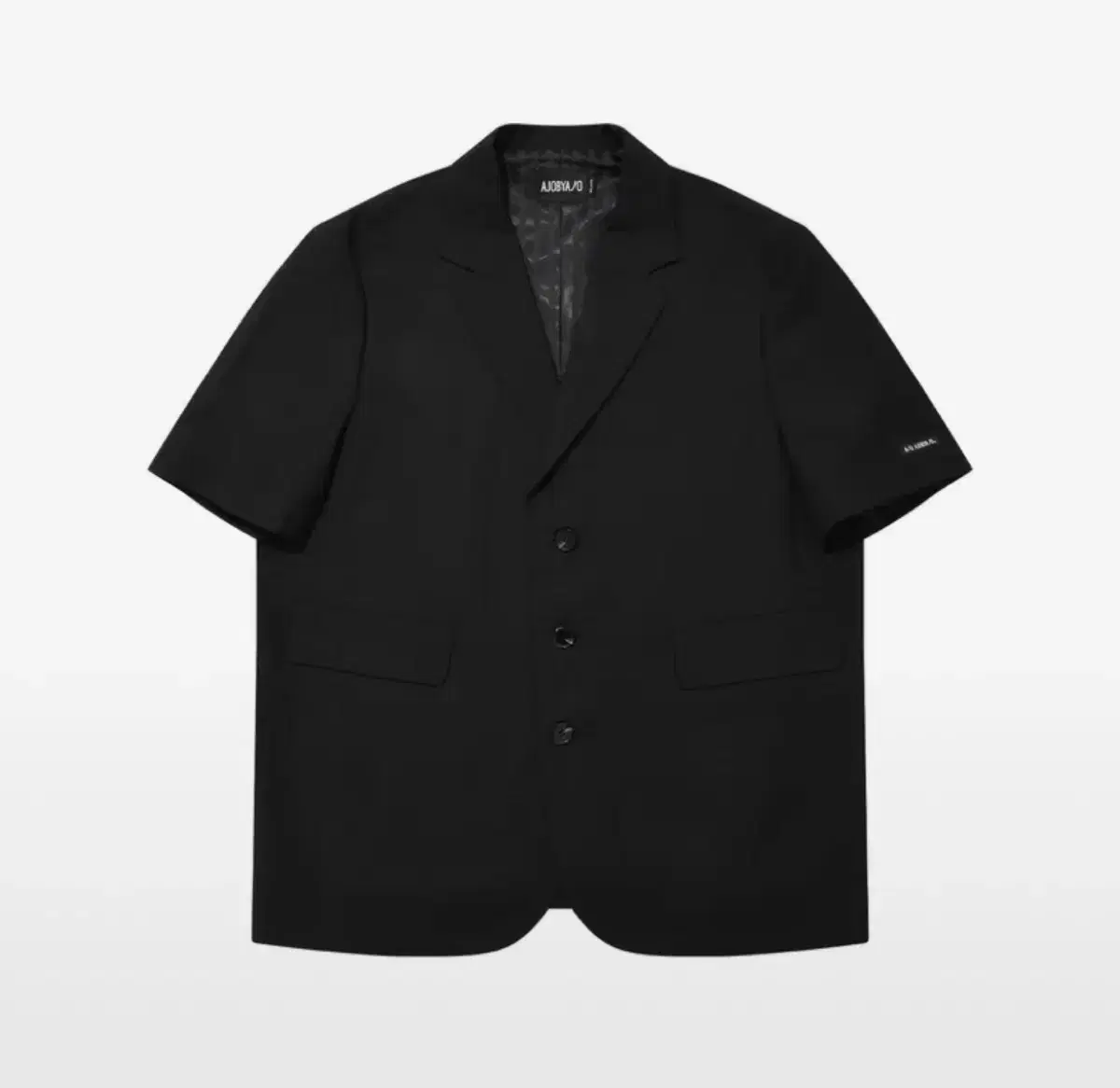 Ajobyajo Short Sleeves Blazer [Black]