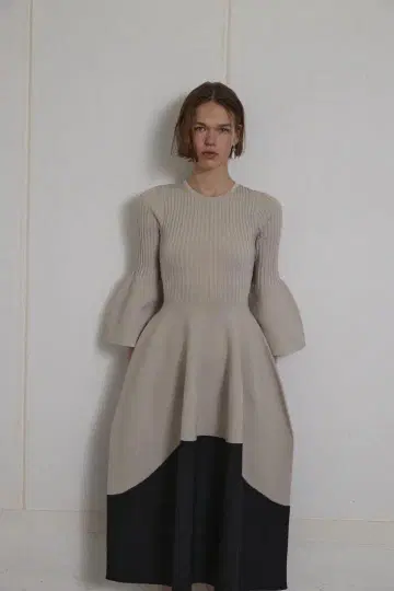 FRAY I.D 홀 롱 원피스