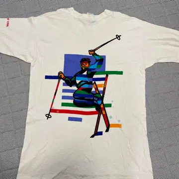 90s IBM 나가노 올림픽 티셔츠 L 사이즈 기업 콜라보