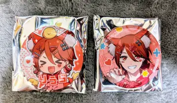 이레이스 캔뱃지 리우라 오카이토쿠 실물 크기 & 기본 세트