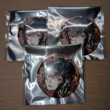 아쿠네코 autumn 캔뱃지 바스틴