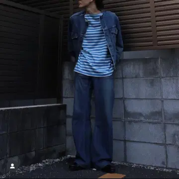 80s usnavy seaferer 세일러 데님 팬츠