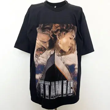 TITANIC 타이타닉 90년대 무비 티셔츠 싱글 스티치