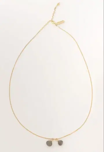 <mounir>GREY MOONSTONE NECKLACE/목걸이