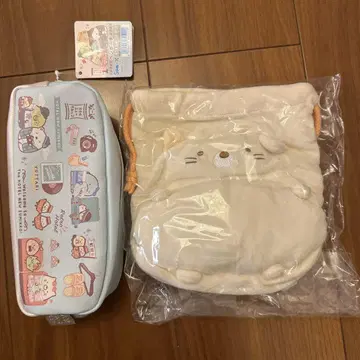 스미코구라시 필통 펜 케이스 파우치 고양이