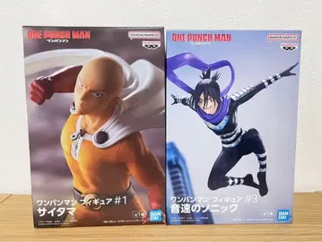 원펀맨 피규어 #1 사이타마 #3 초음속 소닉