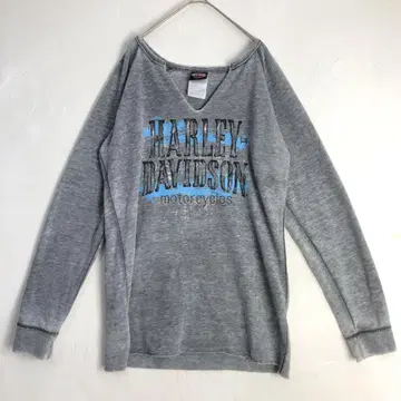 2952 롱 T Harley Davidson 그레이