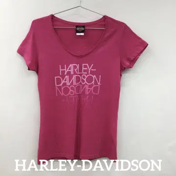 HARLEY-DAVIDSON 큐빅 장식 티셔츠 Bravado