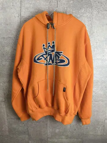 PNB nation 90s 00s 후드티 후디 오렌지