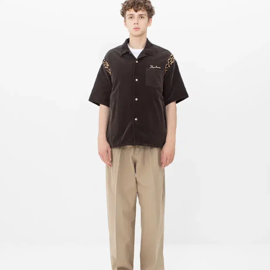25ss visvim WALLIS DOWN SHIRT S/S KASURI WALLIS DOWN SHIRT STRIPES
