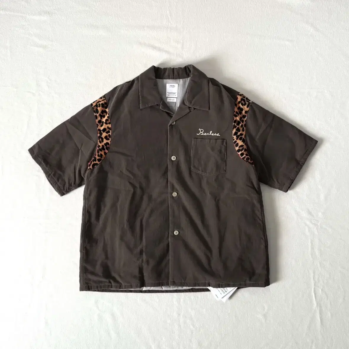 25ss visvim WALLIS DOWN SHIRT S/S KASURI WALLIS DOWN SHIRT STRIPES