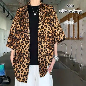 미사용 새상품 neos addictive design 빅 실루엣 셔츠