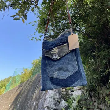데님 리메이크 카모플라쥬 스마트폰 숄더백 사코슈 bag-0003