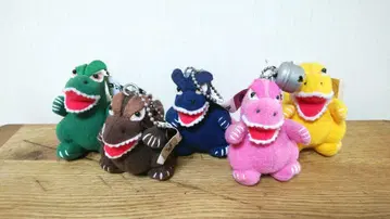 고질라 봉제 인형 마스코트 볼 체인 키링 묶음 판매