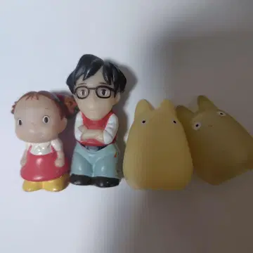 지브리 동동이 공화국 손가락 인형 피규어 토토로 메이 아빠